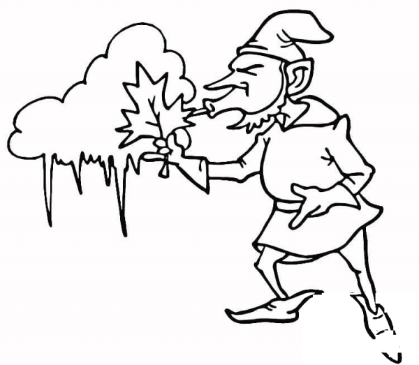 Jack Frost  coloring page image