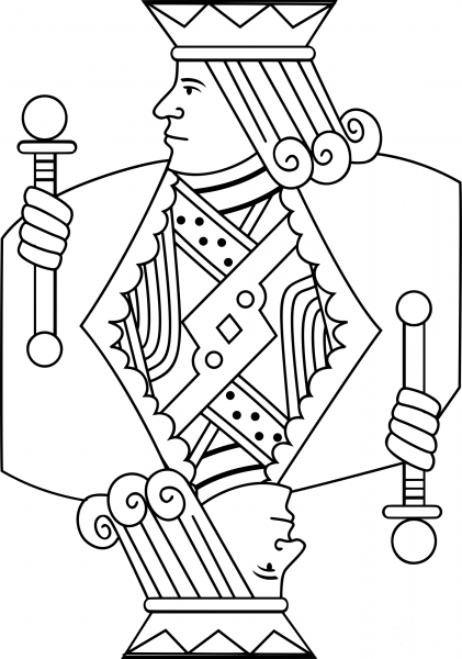 Jack Line Drawing coloring page image