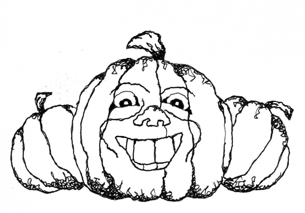 Jack-O’-Lantern  coloring page image
