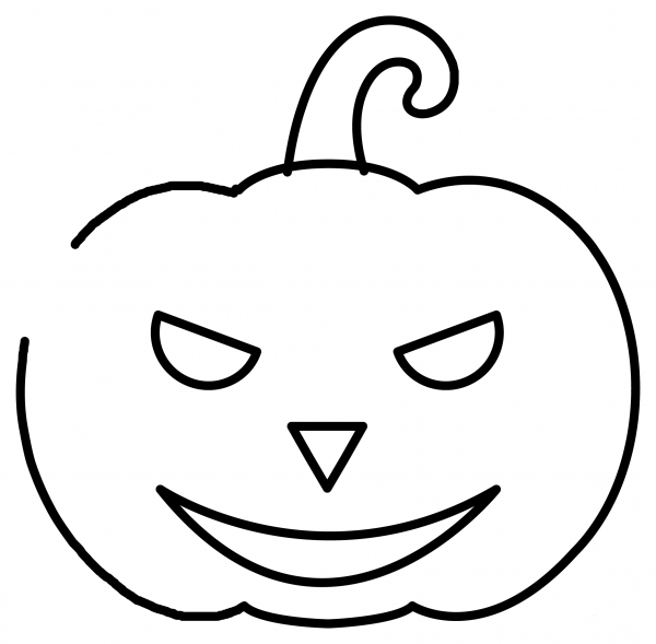Jack-O-Lantern Emoji coloring page image