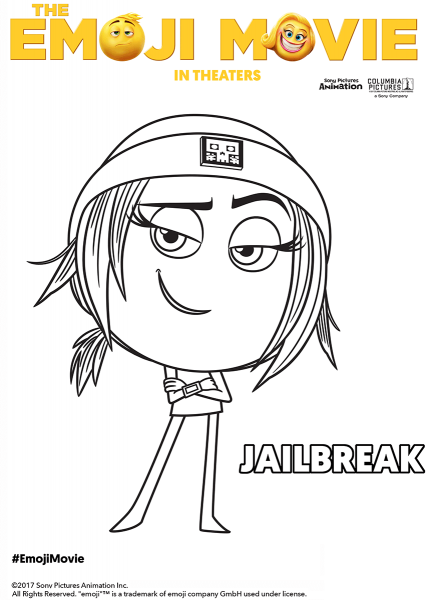 Jailbreak coloring page image