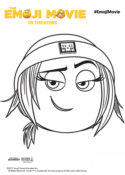 Jailbreak Emoji coloring page image