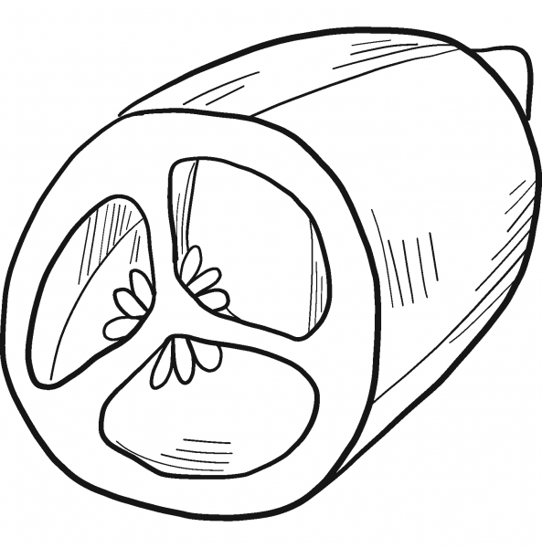Jalapeno Cut coloring page image