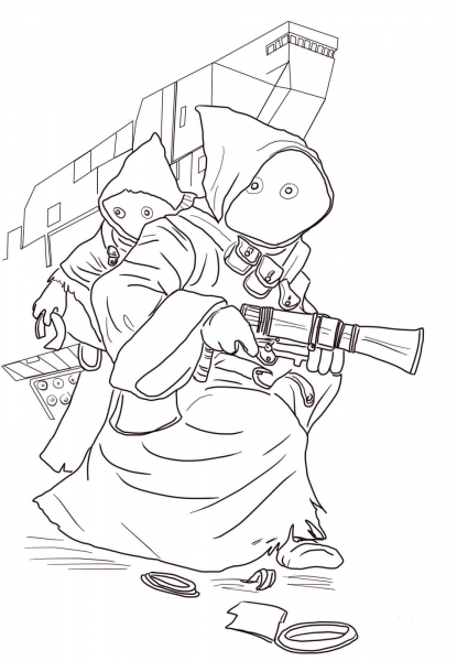 Jawa coloring page image