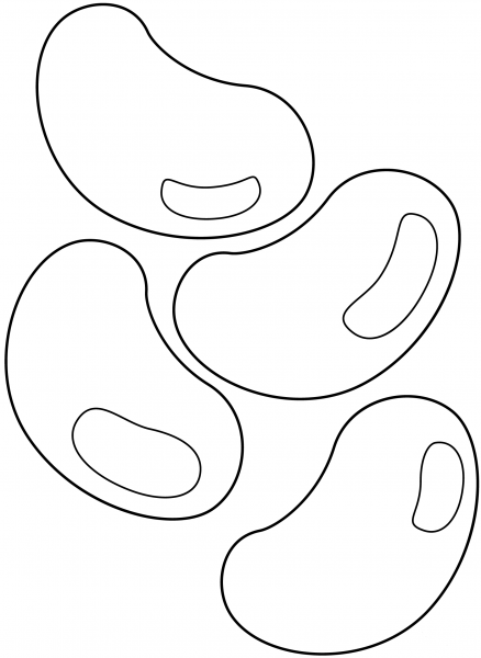 Jelly Beans coloring page image