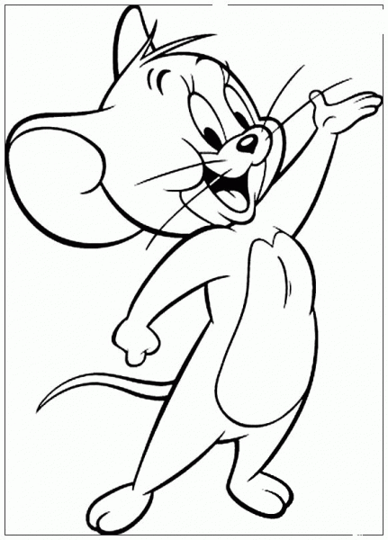 Jerry  coloring page image