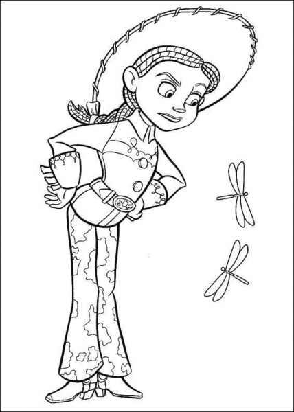 Jessie coloring page image