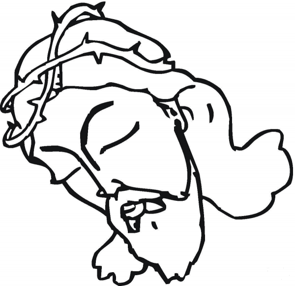 Jesus Christ coloring page image