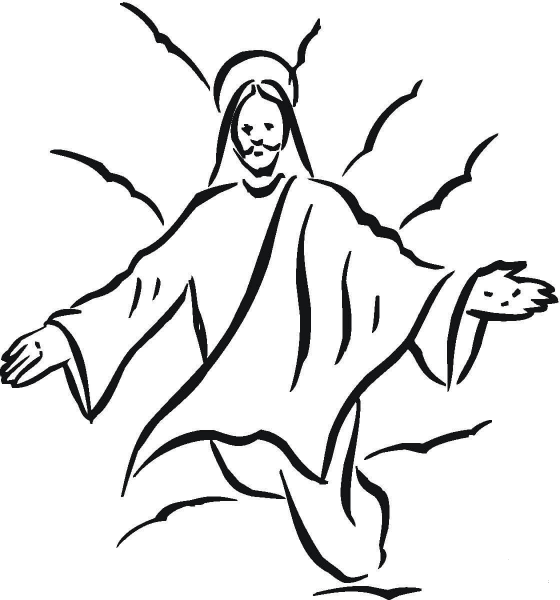Jesus   coloring page image