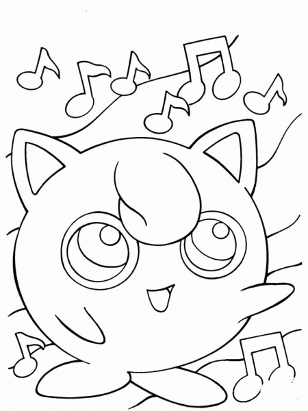 Jigglypuff coloring page image