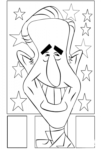 Joe Biden  coloring page image
