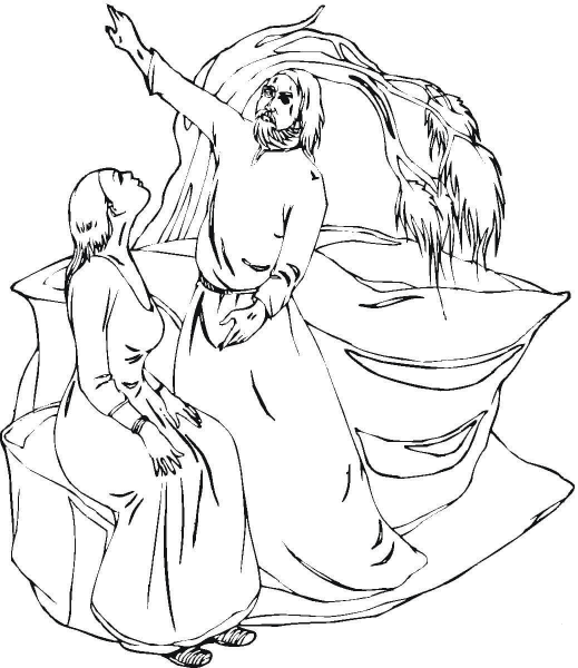 John The Baptist  coloring page image
