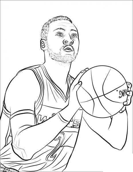 John Wall coloring page image