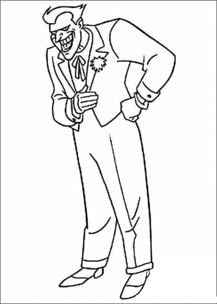 Joker  coloring page image