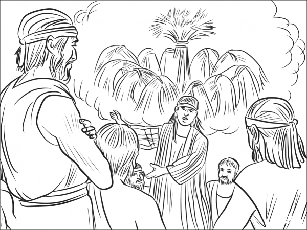 Joseph’s Dreams coloring page image