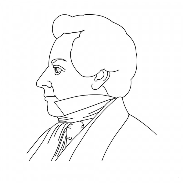 Joseph Smith  coloring page image
