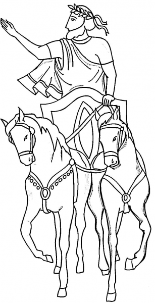 Julius Caesar  coloring page image