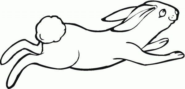 Jumping Jack Rabbit coloring page image
