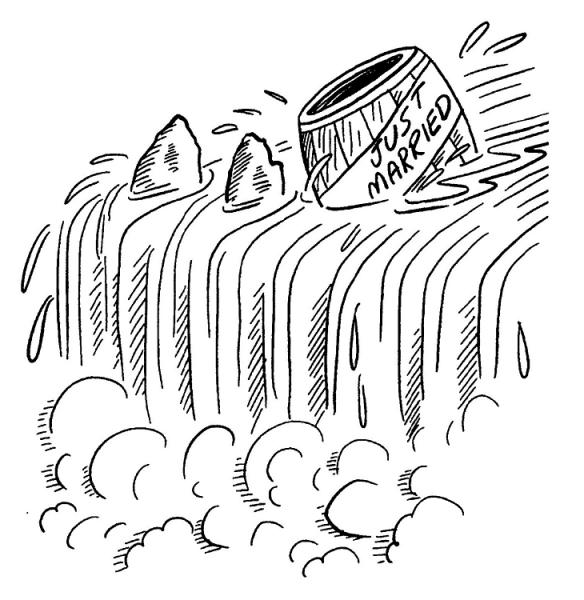 Just Married Symbolism coloring page image