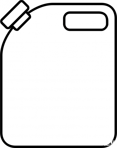Kanister coloring page image
