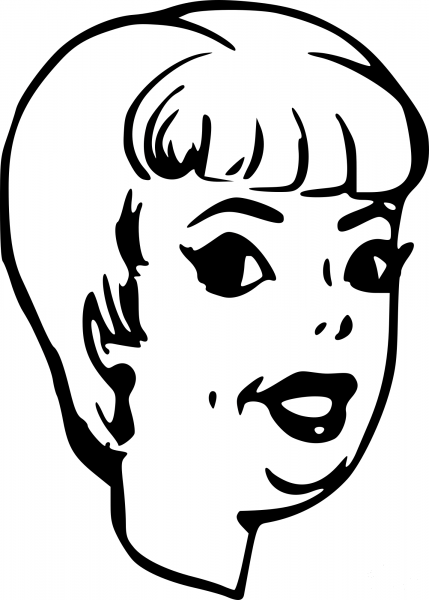 Kathy coloring page image