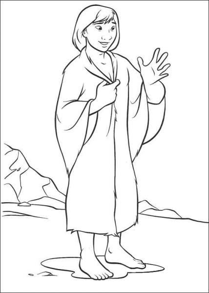 Kenai coloring page image