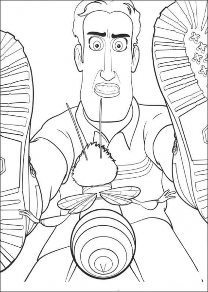 Kenneth “Ken” Bloome and Barry  coloring page image