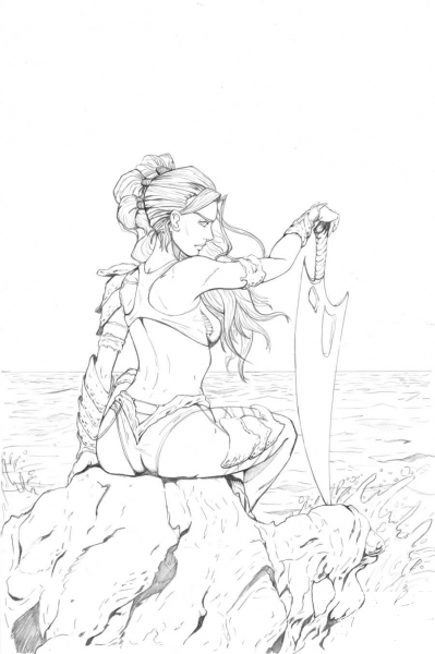Kiani from Fathom coloring page image