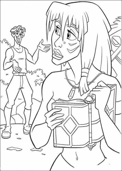 Kida coloring page image