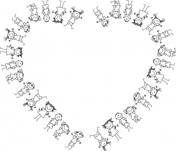 Kids Outline Frame coloring page image