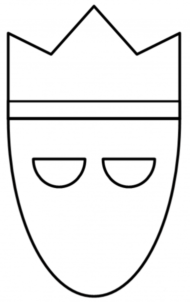 King Man coloring page image