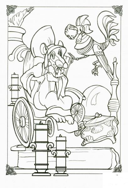 King Of All Mice  coloring page image
