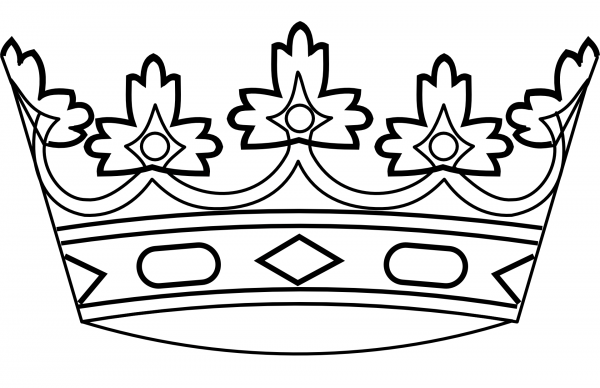 King’s Crown coloring page image