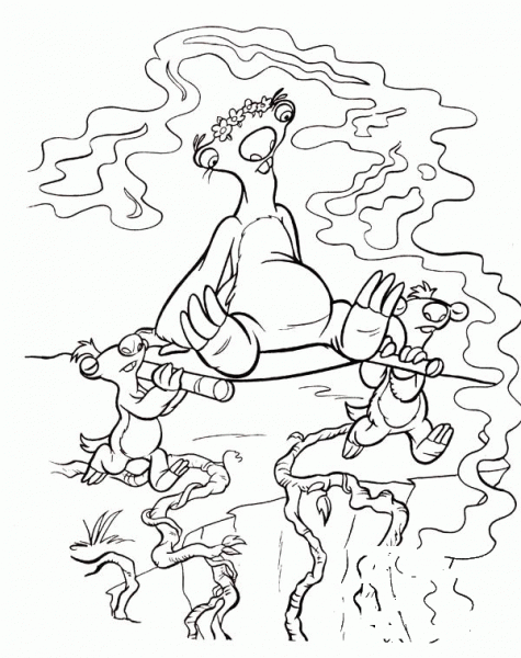 King Sidney  coloring page image