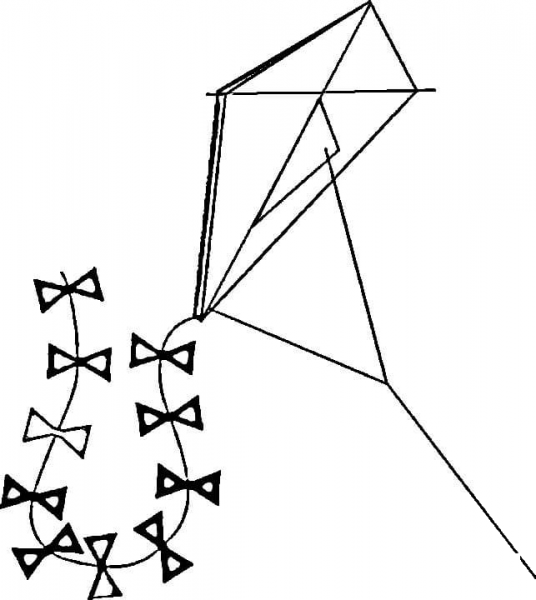 Kite  coloring page image