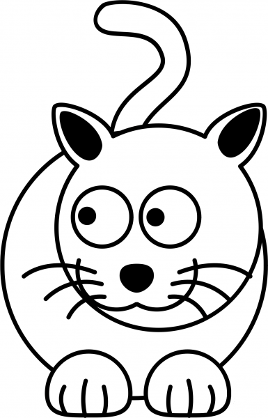 Kitty Cat coloring page image