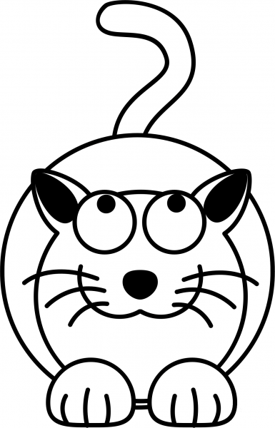 Kitty Cat coloring page image