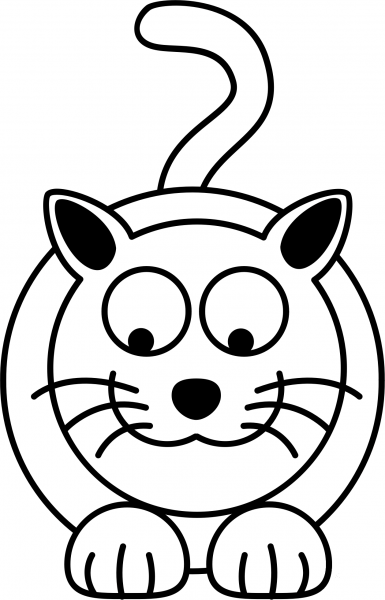 Kitty Cat coloring page image