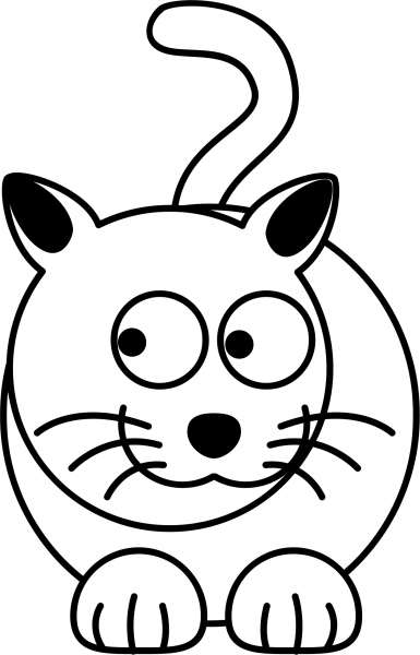 Kitty Cat coloring page image