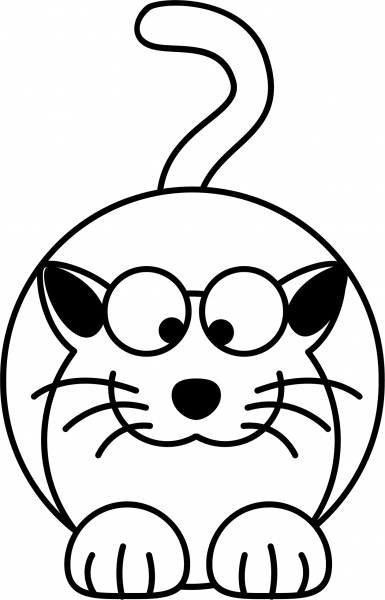 Kitty Cat coloring page image