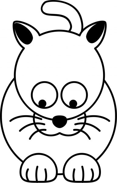 Kitty Cat coloring page image