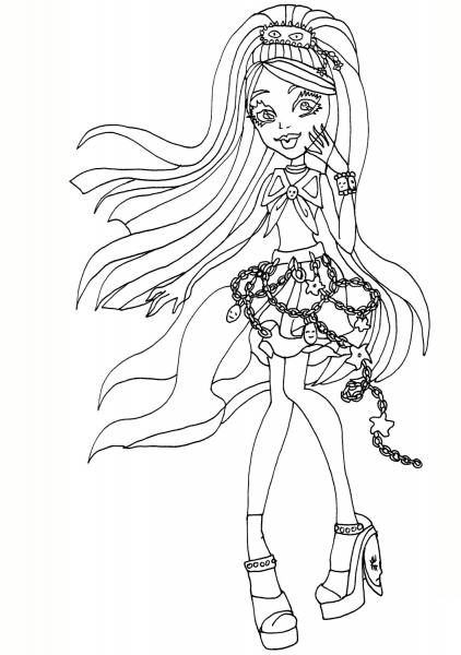 Kiyomi Haunterly coloring page image