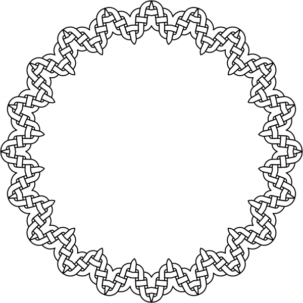 Knotworks coloring page image