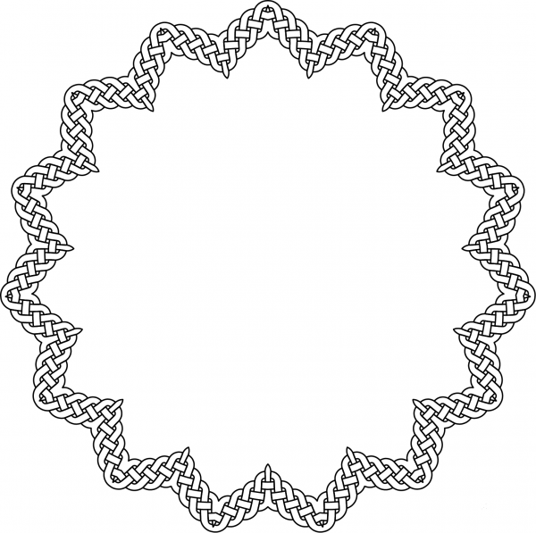 Knotworks coloring page image