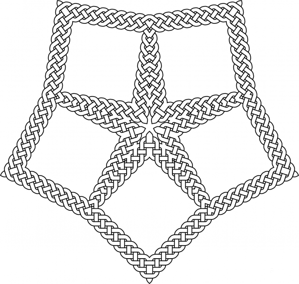 Knotworks coloring page image