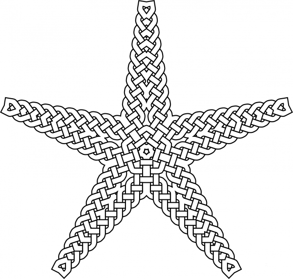 Knotworks coloring page image