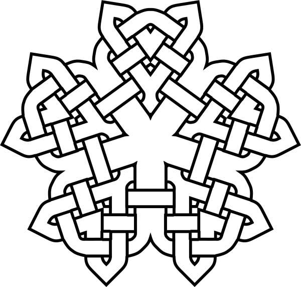 Knotworks coloring page image
