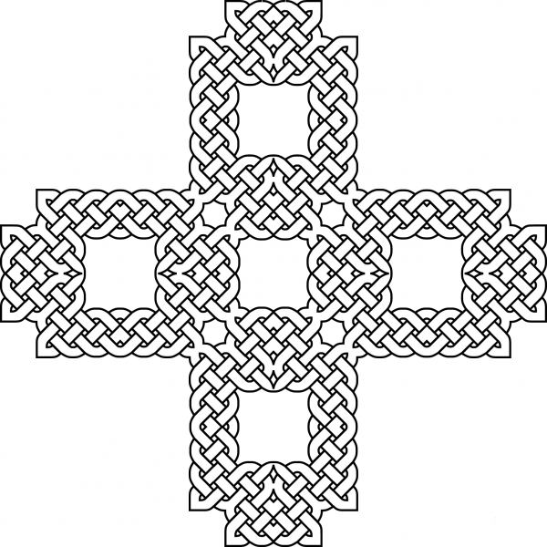 Knotworks coloring page image