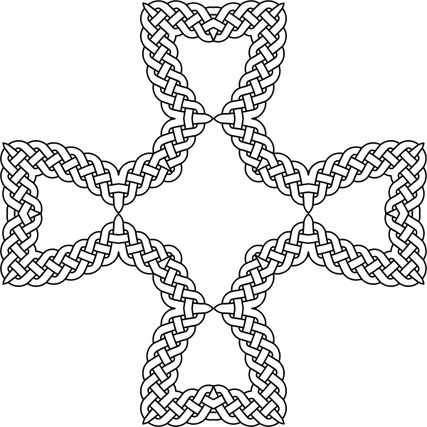 Knotworks coloring page image