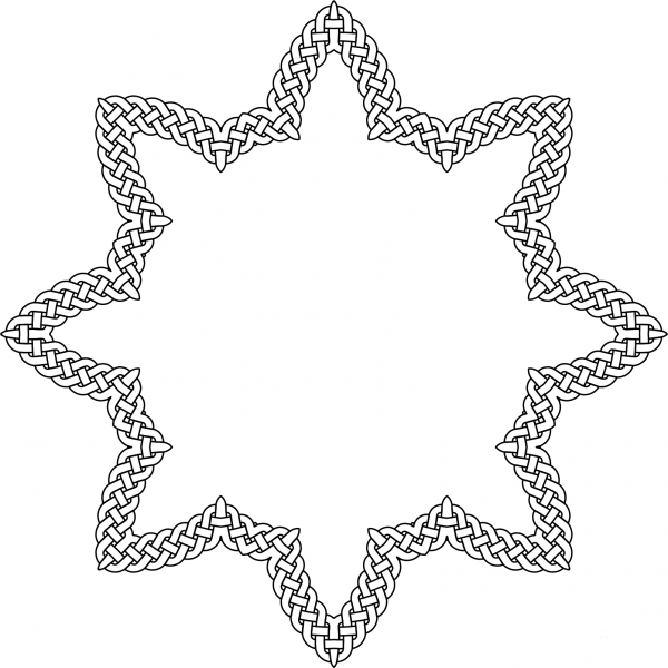 Knotworks coloring page image